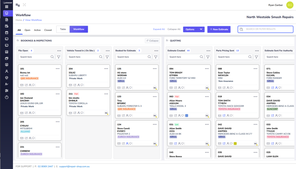 Repairshop- Workflow for Business
